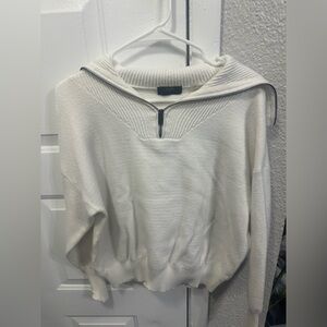 Tahari cream sweater 
Size medium